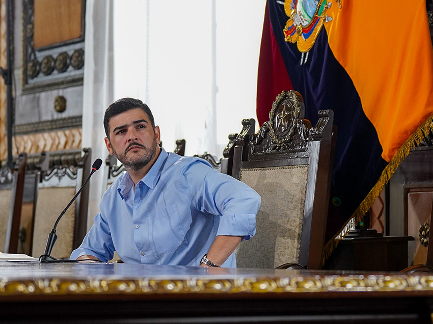 Alcalde de Guayaquil: “A mí nadie me ve la cara de cojudo, se la vieron a la anterior administración”