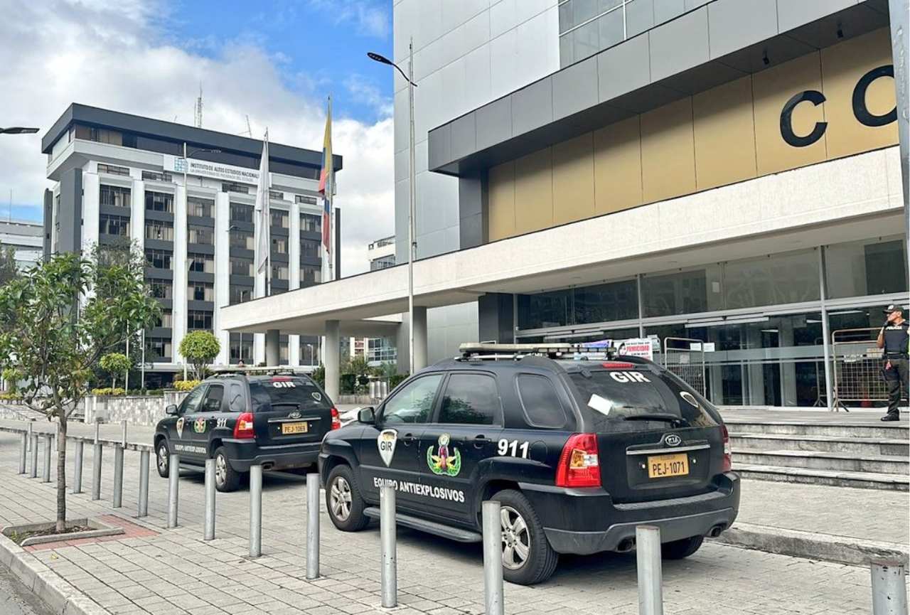 La Policía de Ecuador descarta amenaza de bomba en el Complejo Judicial Norte de Quito
