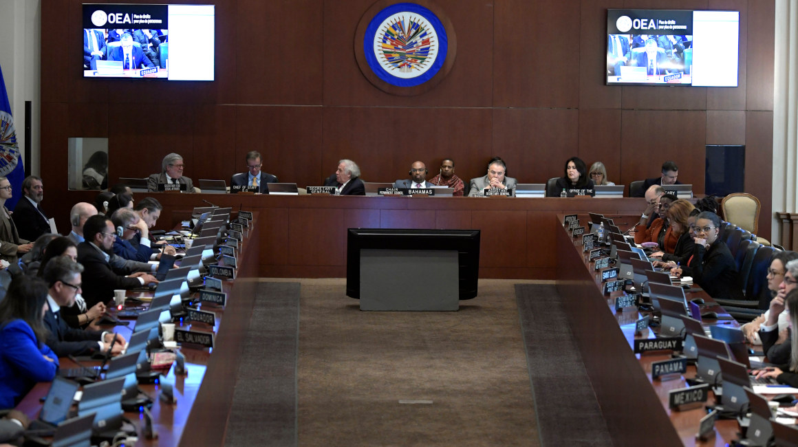 (Video) La OEA aprueba resolución que condena a Ecuador por el ingreso de la fuerza pública en la Embajada de México