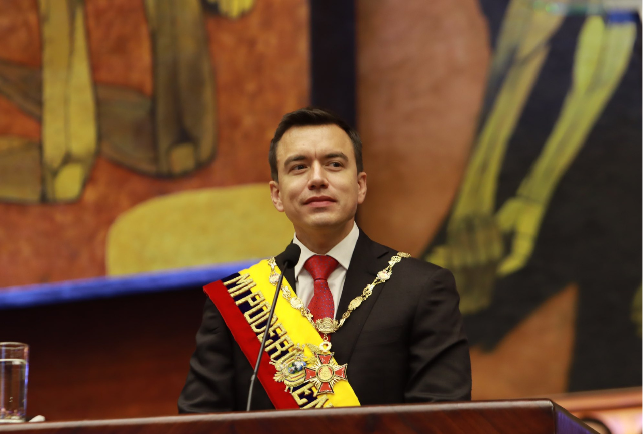 Juez del TCE rechaza denuncia contra Daniel  Noboa por presunta infracción electoral