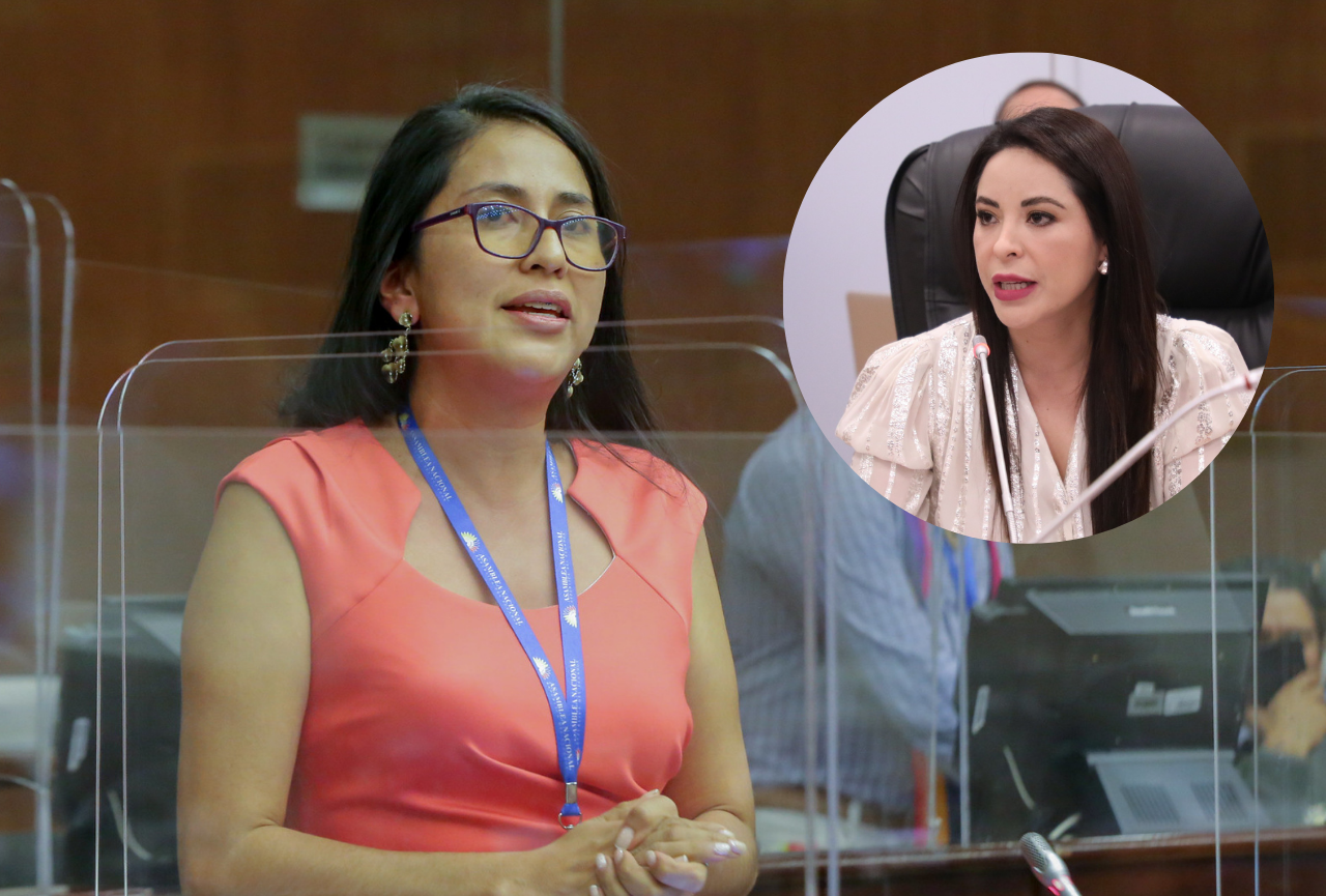 La asambleísta Gissella Molina presentó denuncia contra Pamela Aguirre por obstrucción a la justicia