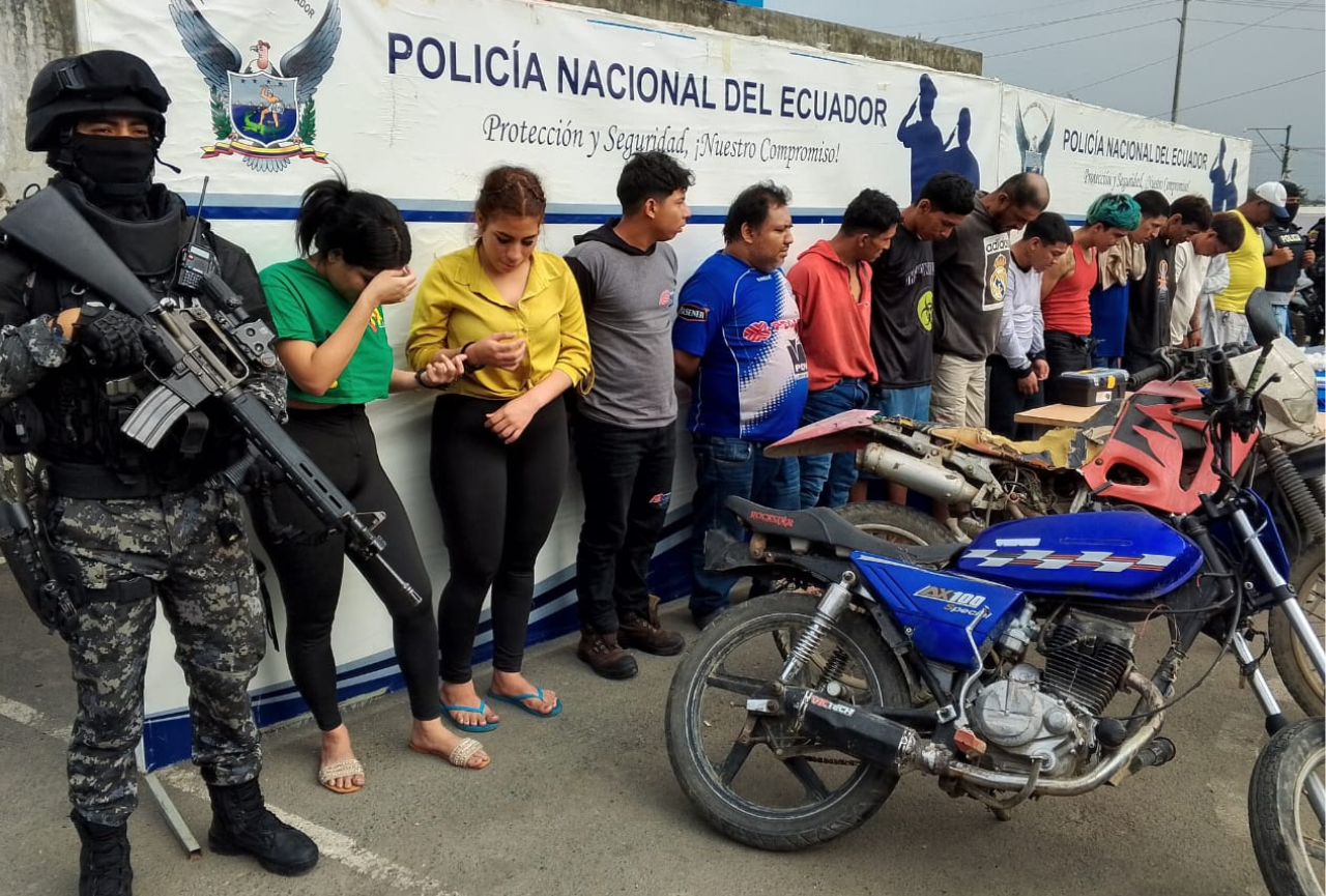 Allanamientos en varios sectores de Durán dejan 14 personas capturadas