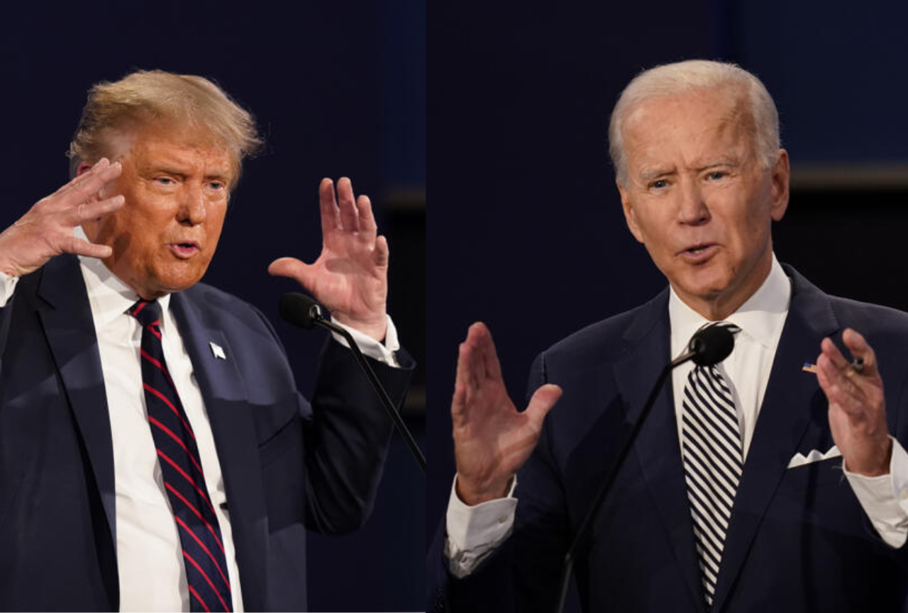 Debate presidencial en Estados Unidos: tensos cruces entre Donald Trump y Joe Biden
