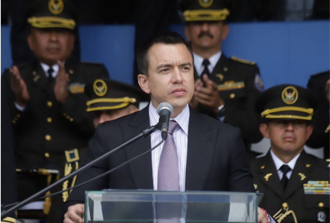 Daniel Noboa anuncia traslado de la Comandancia de la Policía y el Comaco de Quito a Manta