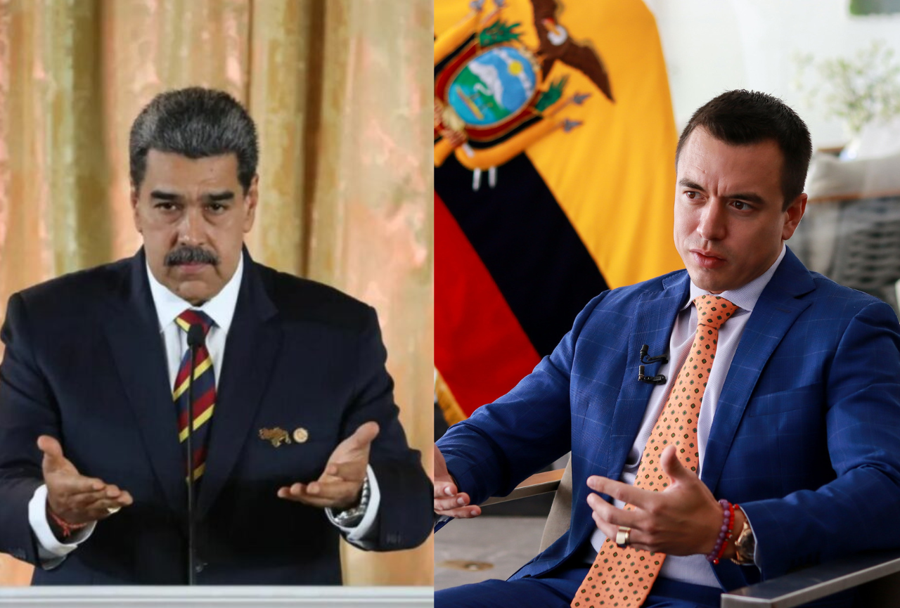 Maduro arremete contra el presidente Daniel Noboa y dijo que Ecuador pasó a ser un país inseguro