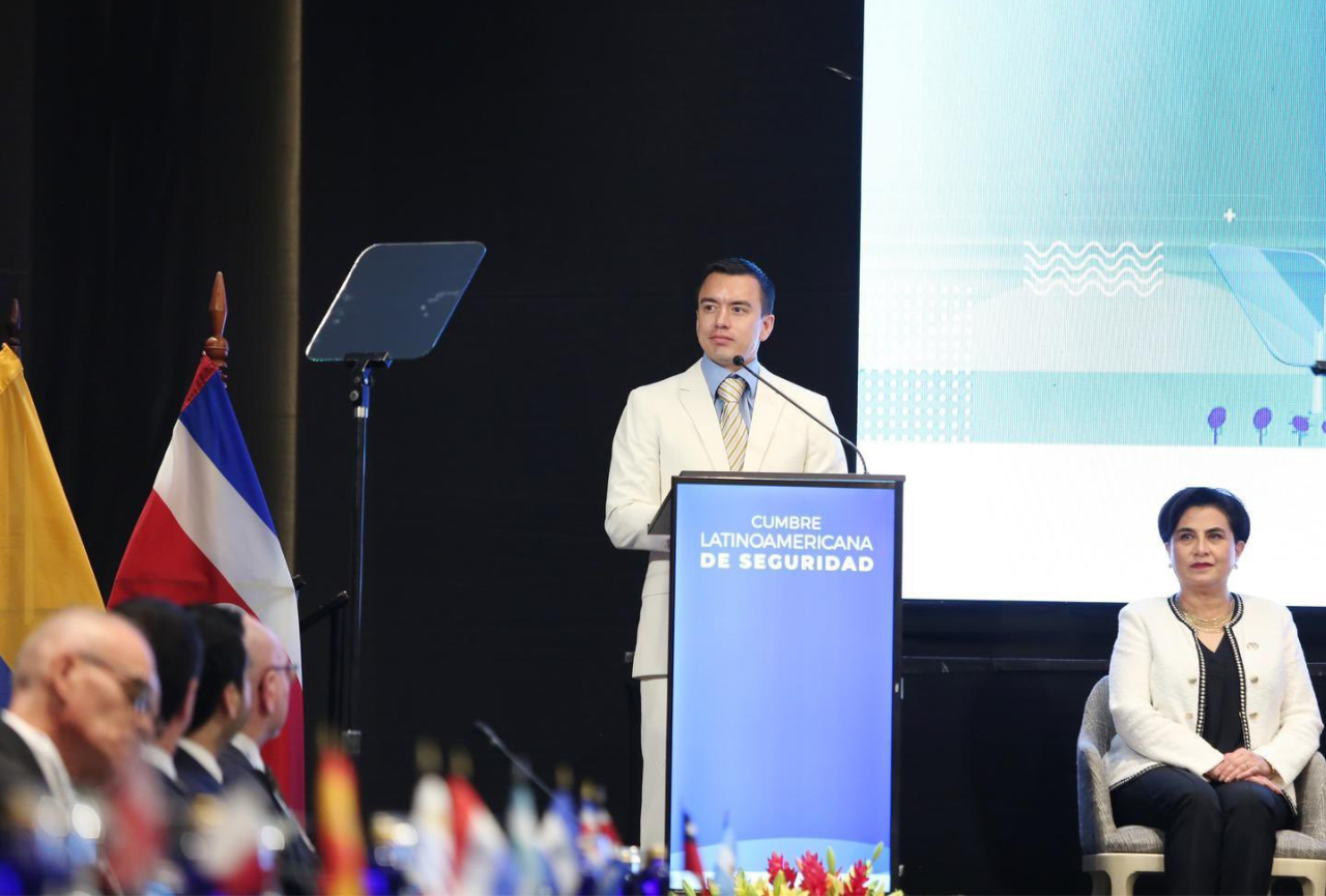 Daniel Noboa en la Cumbre de Seguridad: «Toda negociación que hubo en el pasado terminó mal»