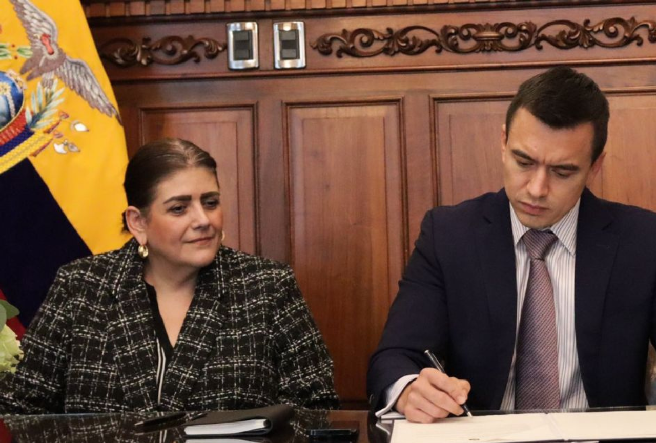 Noboa sobre juicio político contra Palencia: «La ministra debería atacar a las mafias, en vez de defenderse ante ellas»