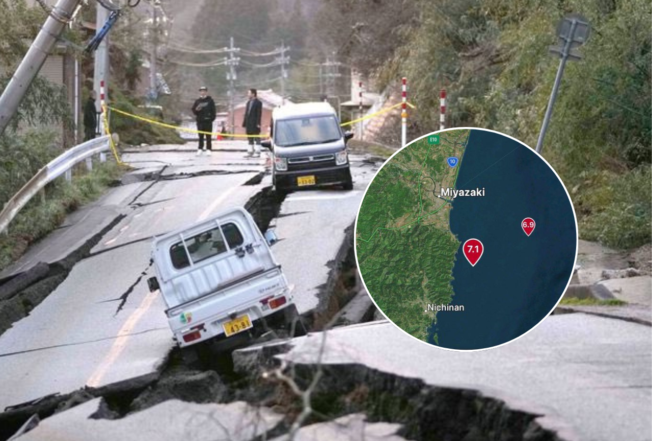 Terremoto de magnitud  7,1 golpea el sur de Japón