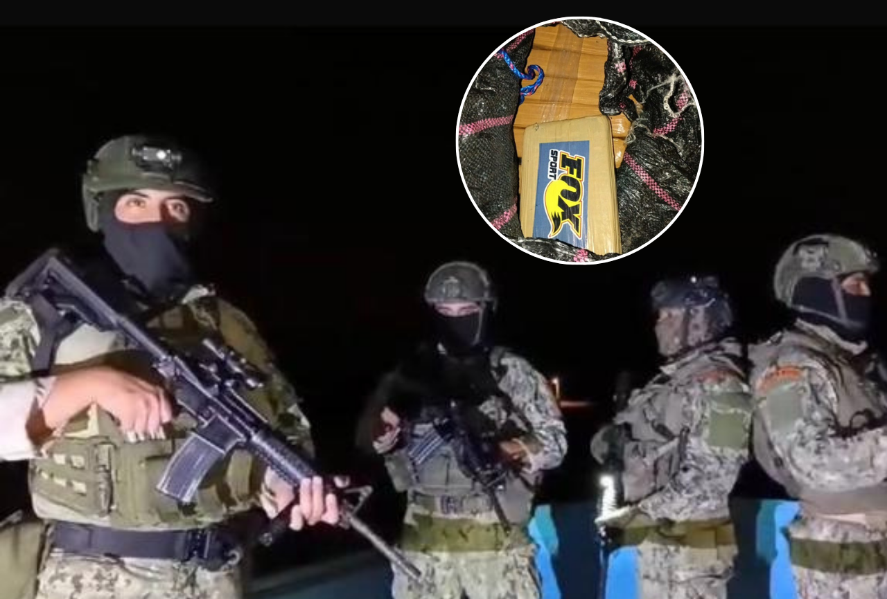 Militares se enfrentaron a 20 antisociales que descargaban droga en Portoviejo