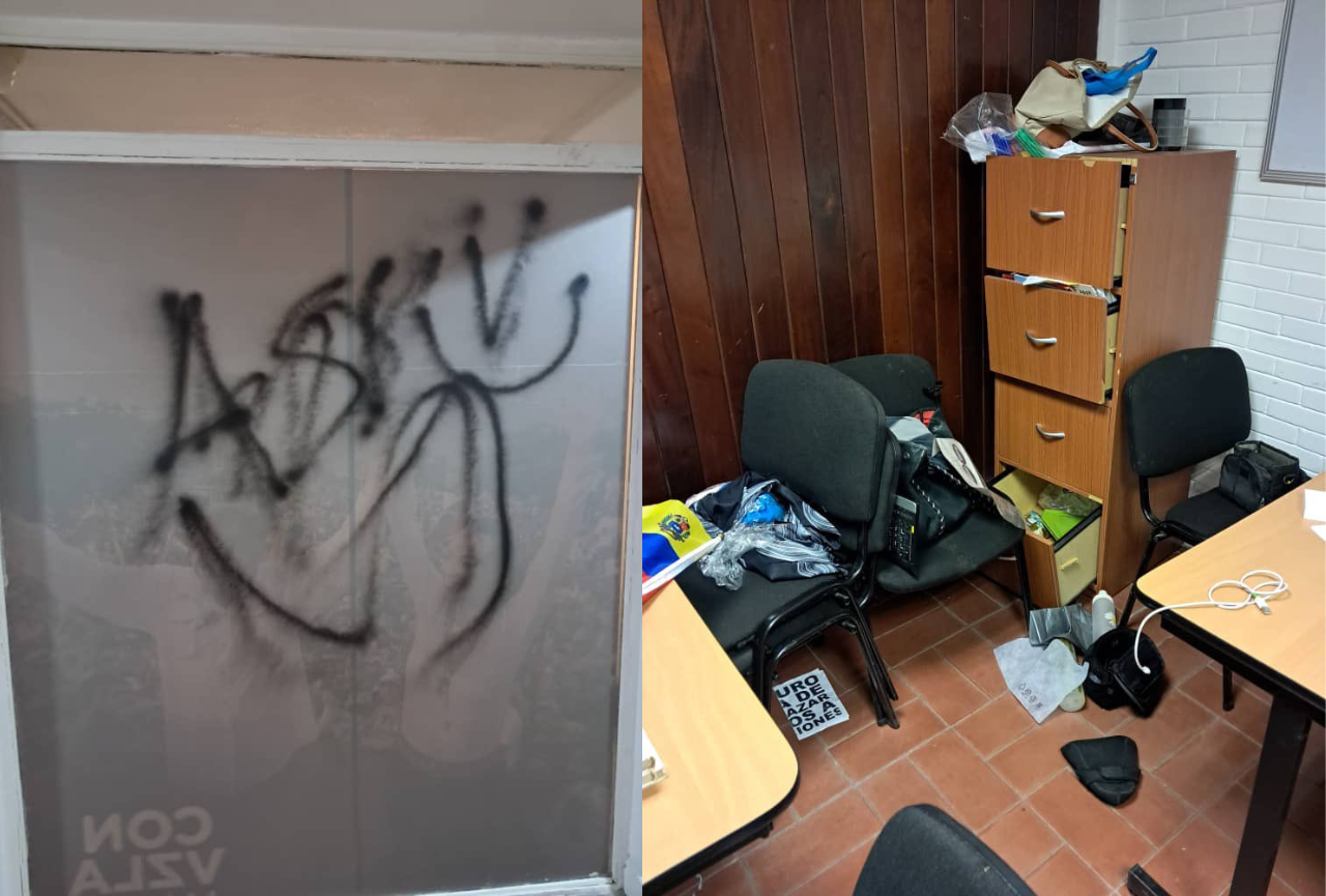 Seis hombres encapuchados y con armas asaltan la sede del movimiento de María Corina en Caracas