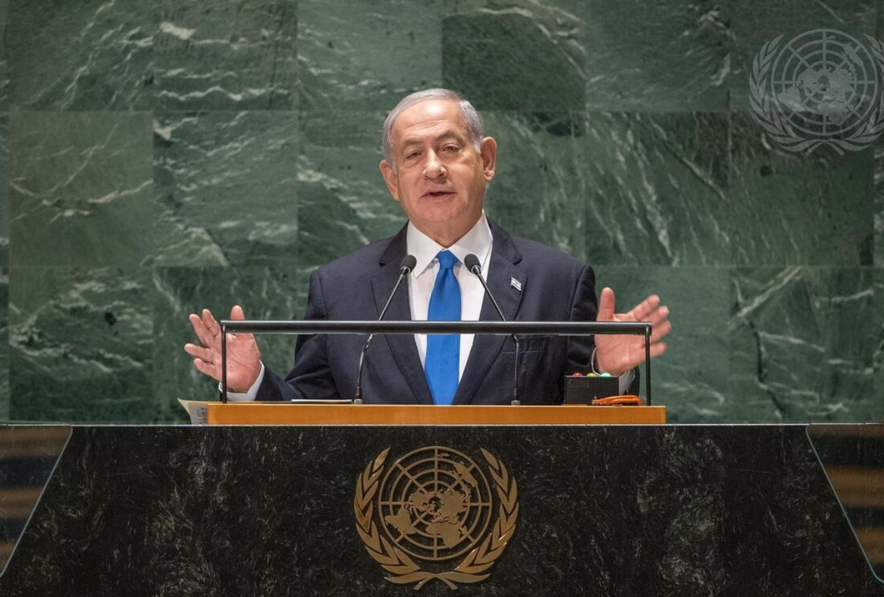 Netanyahu declaró ante la ONU que no cesará la guerra en Gaza hasta lograr el retorno de los rehenes