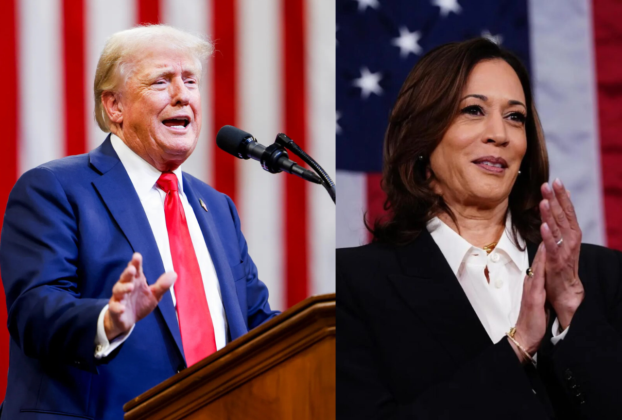 Donald Trump y Kamala Harris siguen empates en los sondeos en los siete estados clave