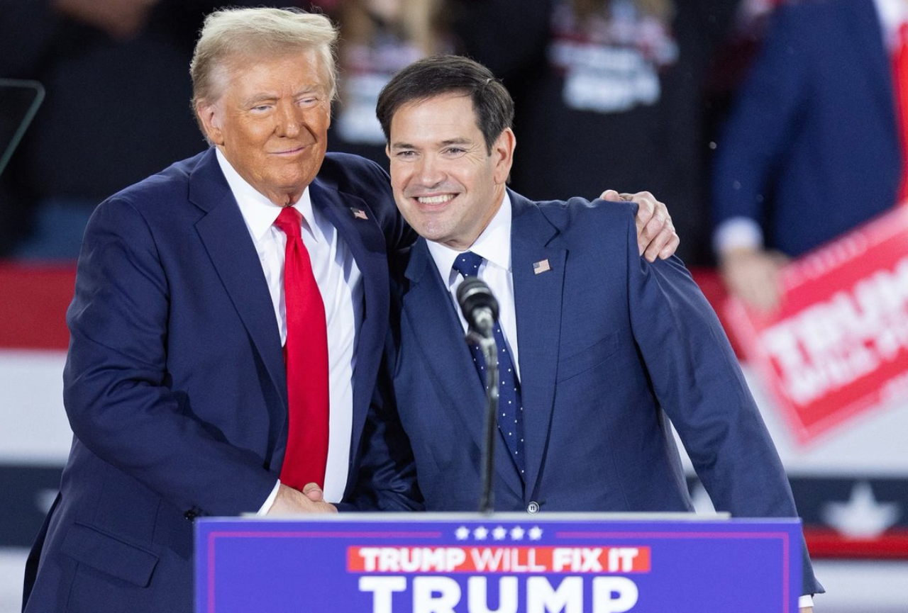 Trump anuncia oficialmente la elección de Marco Rubio como secretario de Estado, el primero de origen hispano