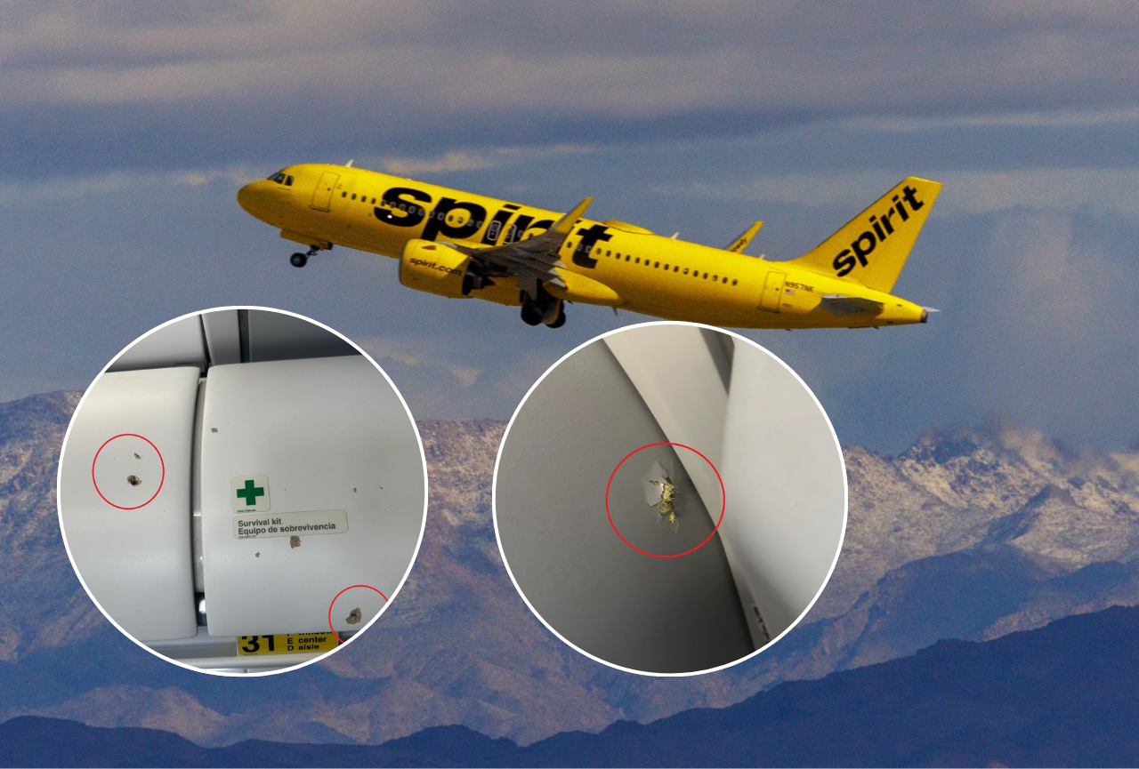 Avión de Spirit Airlines fue alcanzado por disparos mientras intentaba aterrizar en la capital de Haití