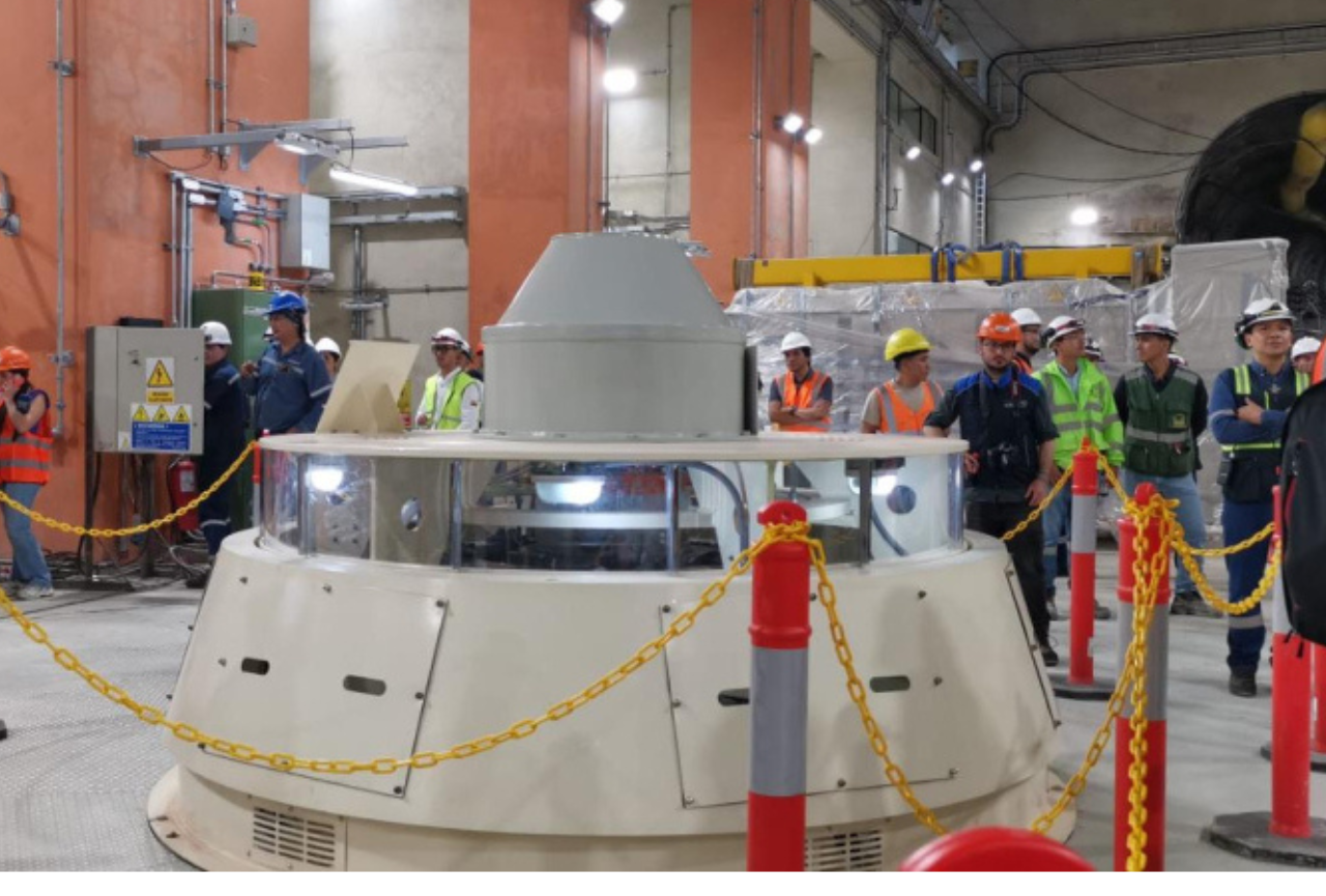 Alluriquín empezó a operar para aportar con 68 de los 254 megavatios previstos en el complejo Toachi-Pilatón