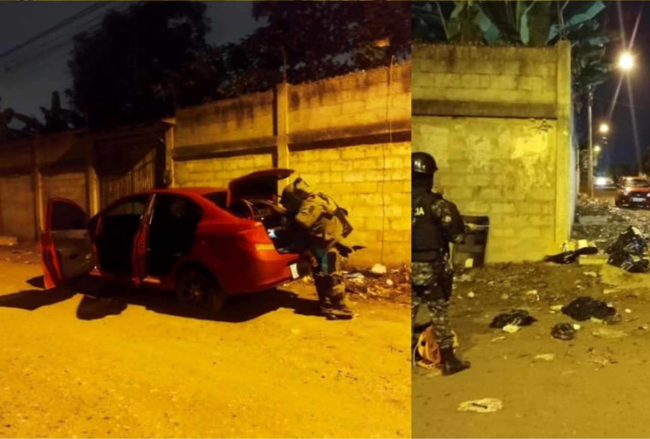 Encuentran Coche bomba cerca de donde se presentó esta mañana el presidente Daniel Noboa