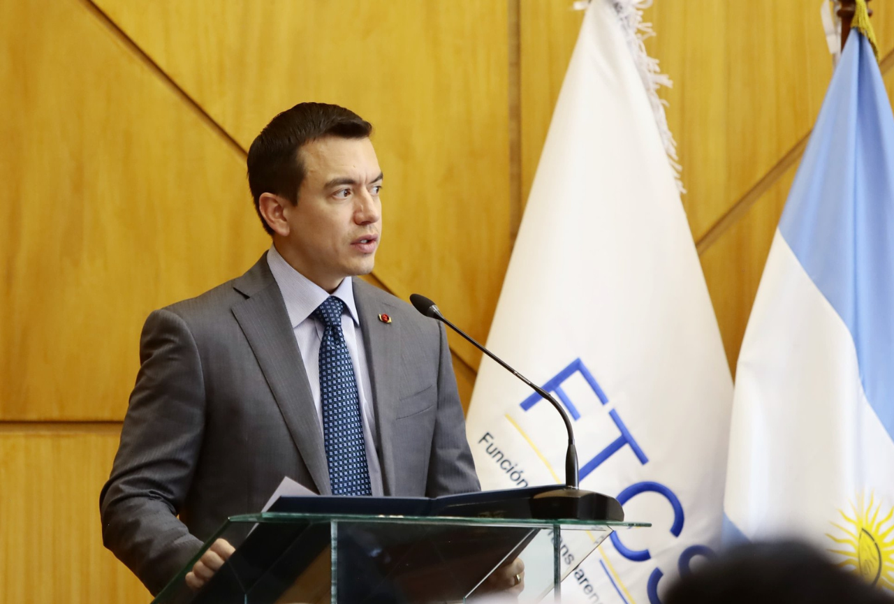 «No permitiremos que ningún pillo más de cuello blanco llene sus arcas»: Noboa sobre Plan Anticorrupción
