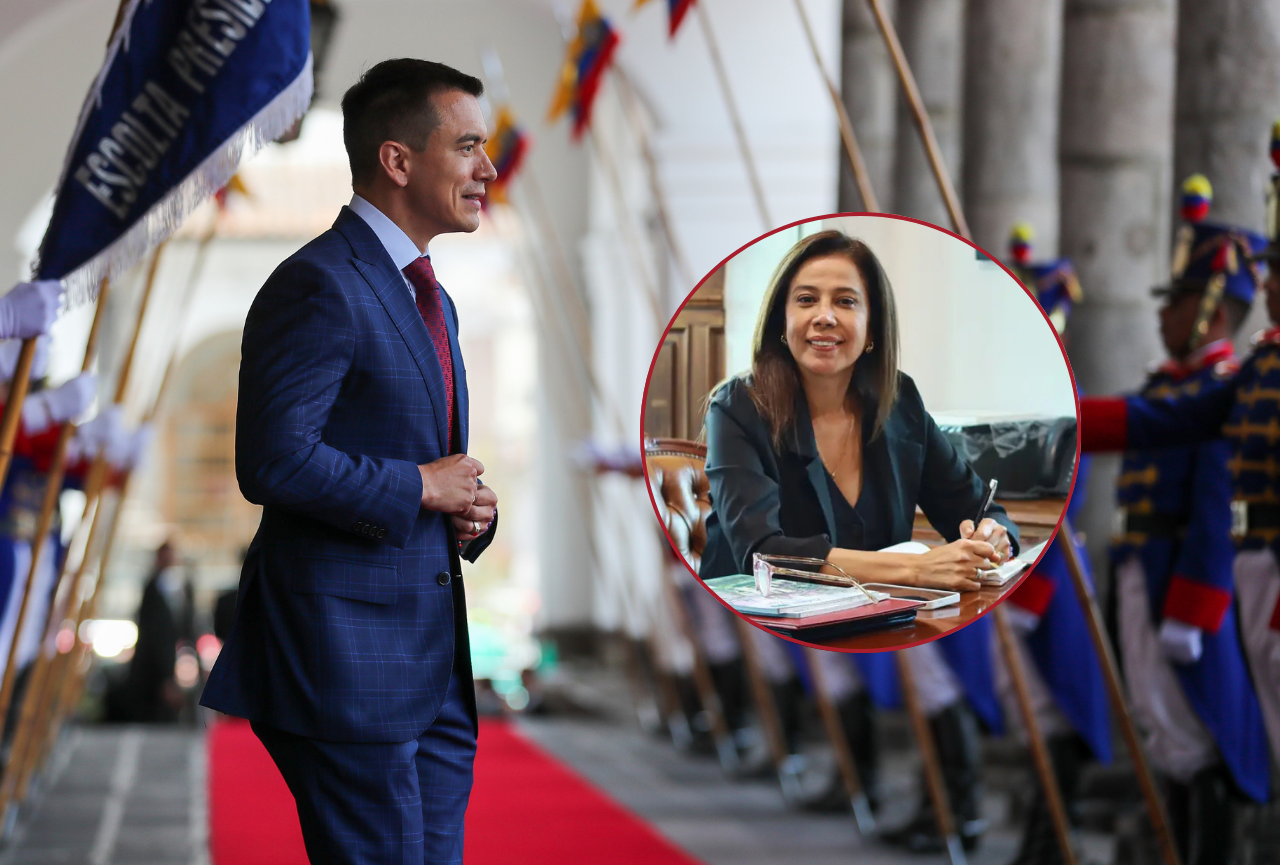 El presidente Daniel Noboa encarga la Presidencia de Ecuador a Cynthia Gellibert