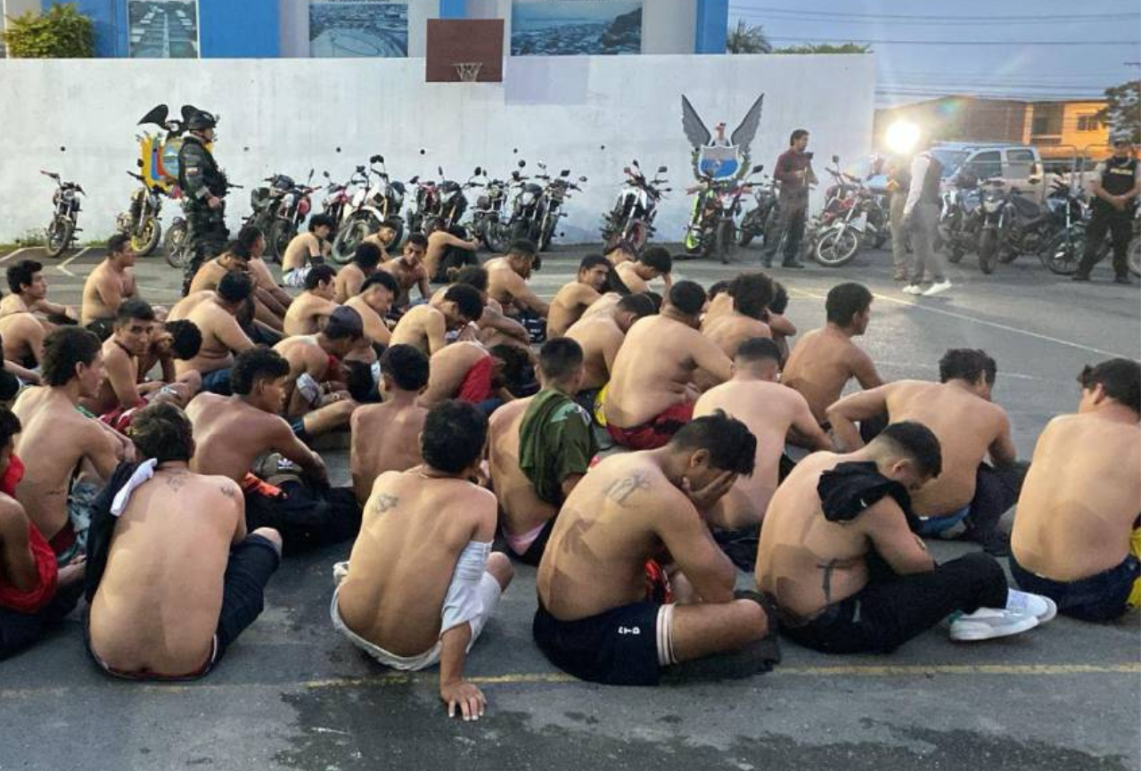 Golpe a la violencia en Durán: 57 detenidos, entre ellos un menor de 15 años acusado de asesinato