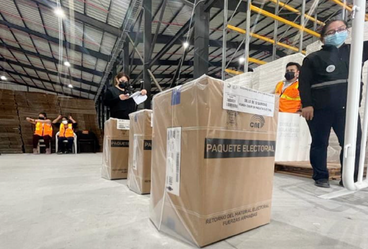 100% del material electoral ya está entregado