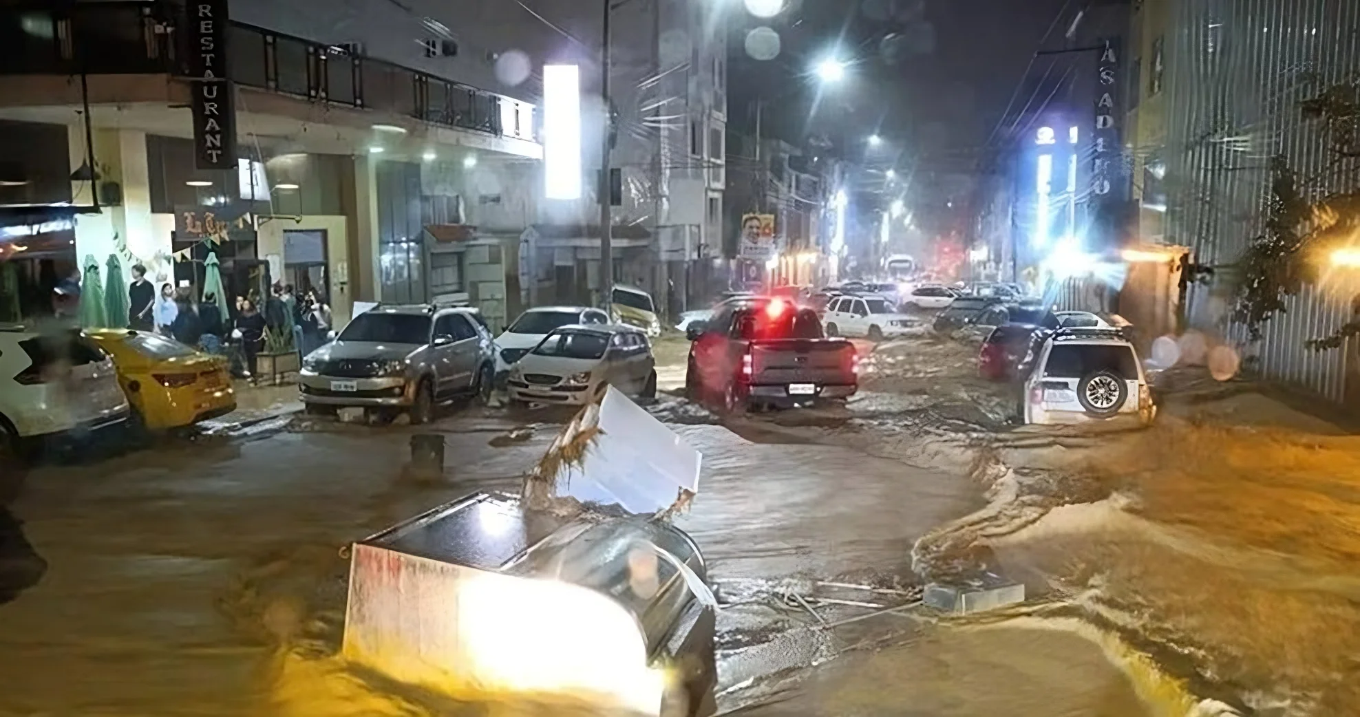 Aluvión en Piñas