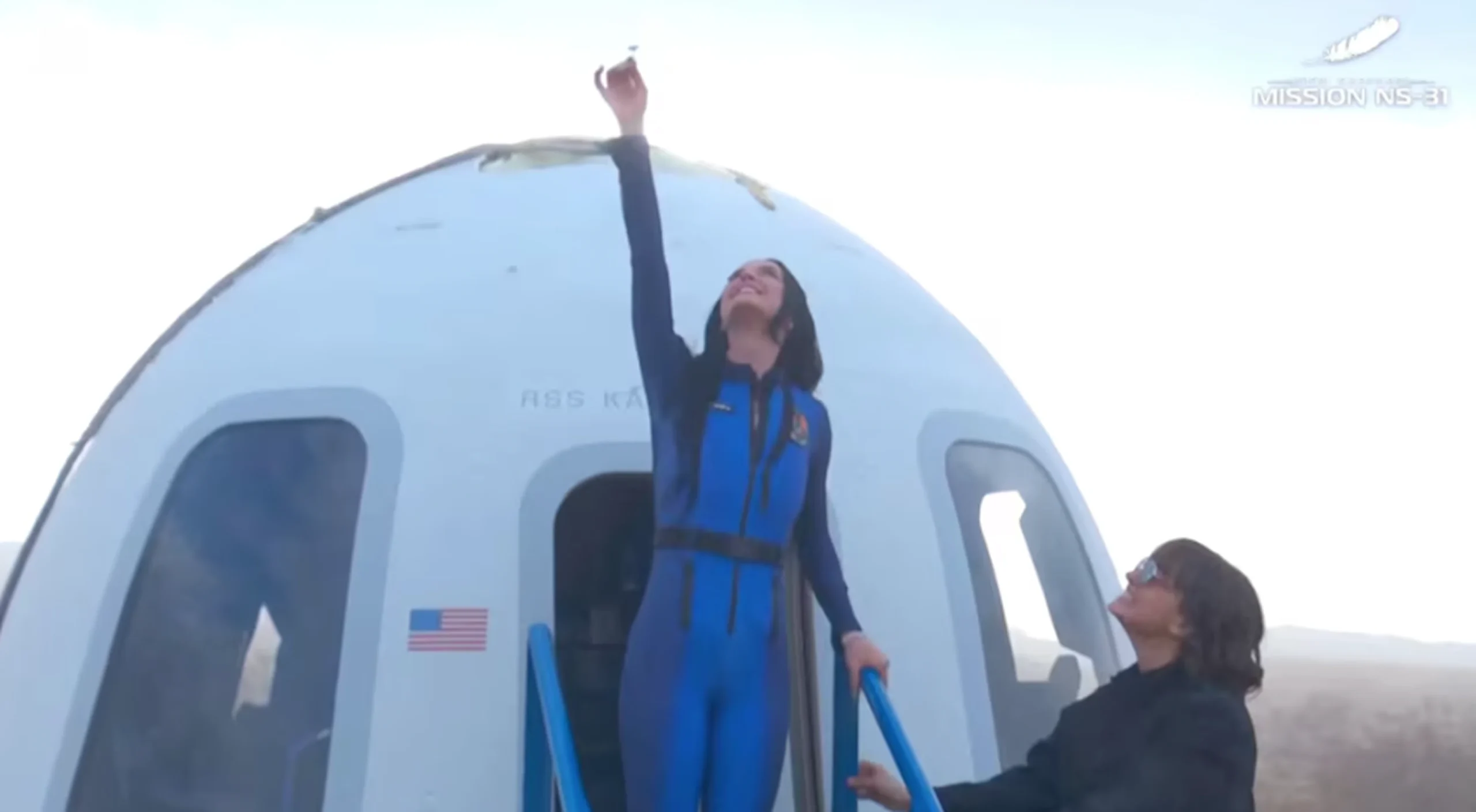 Las Impresionantes Imágenes que Dejó el Viaje de Katy Perry al Espacio