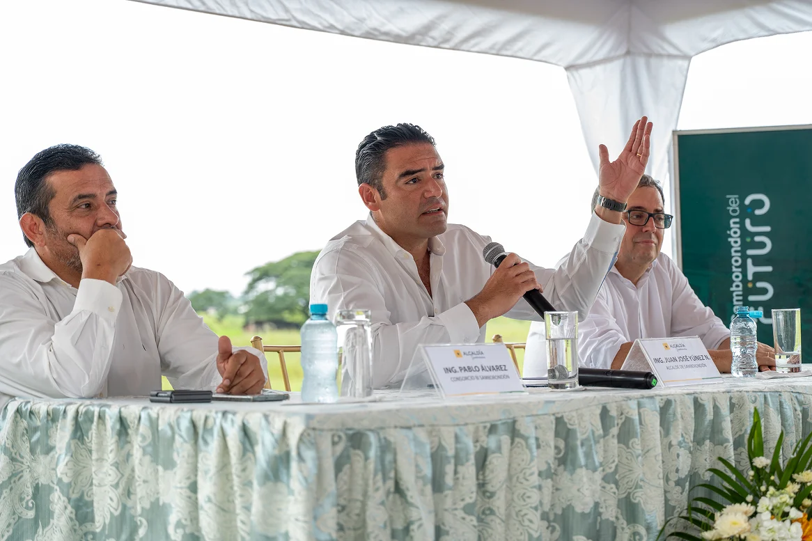 Más de 70.000 personas se beneficiarán con la primera Planta deTratamiento de Agua Potable para la parroquia La Puntilla que construye la Alcaldía de Samborondón