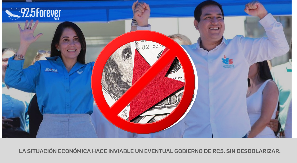 La situación económica hace inviable un eventual gobierno de RC5, sin desdolarizar.