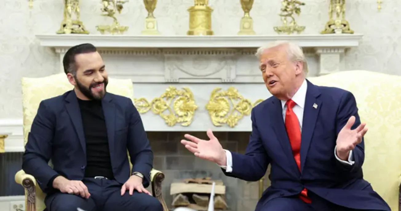 Donald Trump recibe a Nayib Bukele