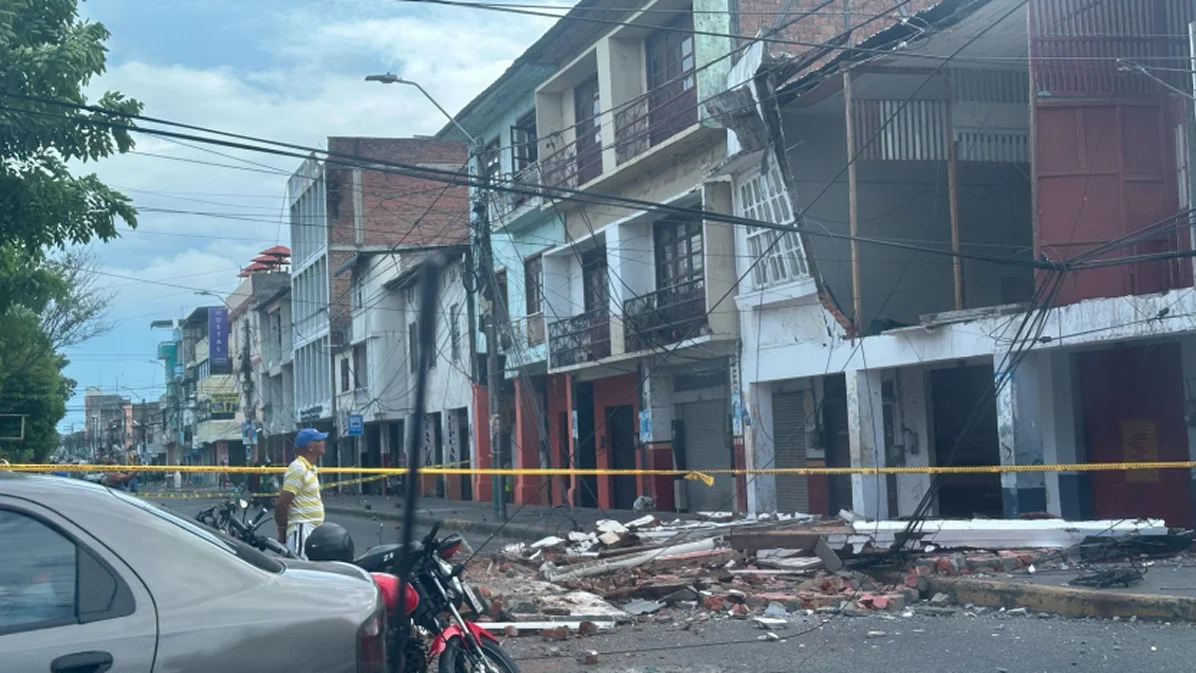 Sismo en Esmeraldas Ecuador de magnitud 6,3