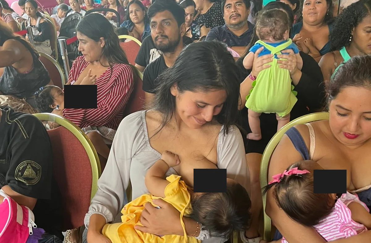 Lazos de leche materna: un evento que invita a conmemorar lalactancia materna