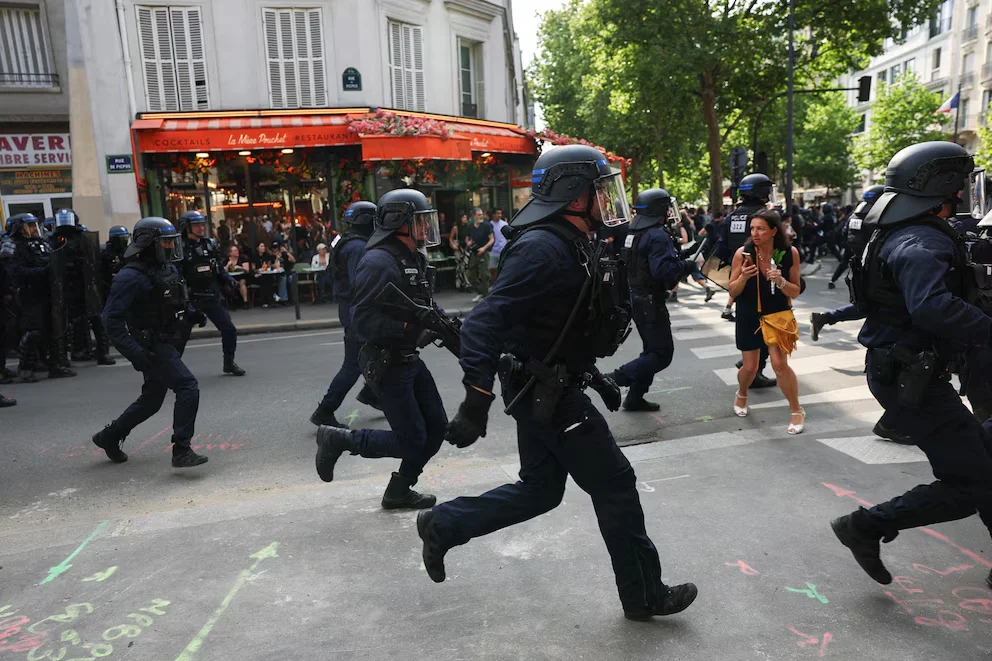 Protestas en Francia por el Día del Trabajo
