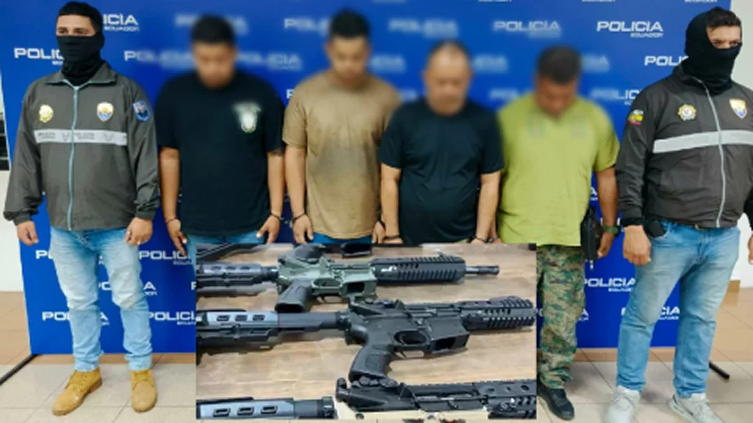 Descubren taller clandestino de armas en Guayaquil