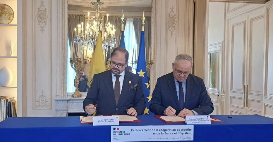 Ecuador y Francia: seguridad y la lucha contra el narcotráfico