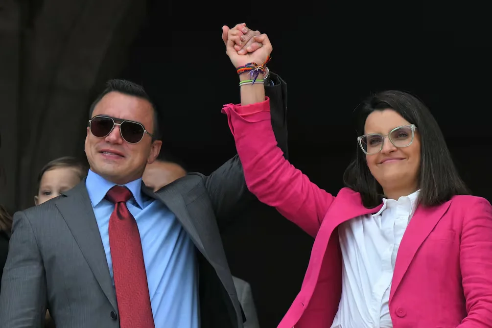 CNE entregará credenciales a Daniel Noboa y María José Pinto