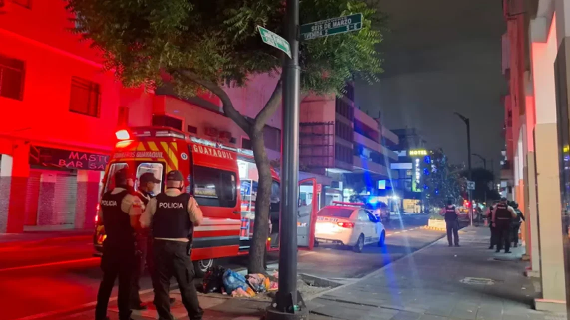 Balacera en el centro de Guayaquil