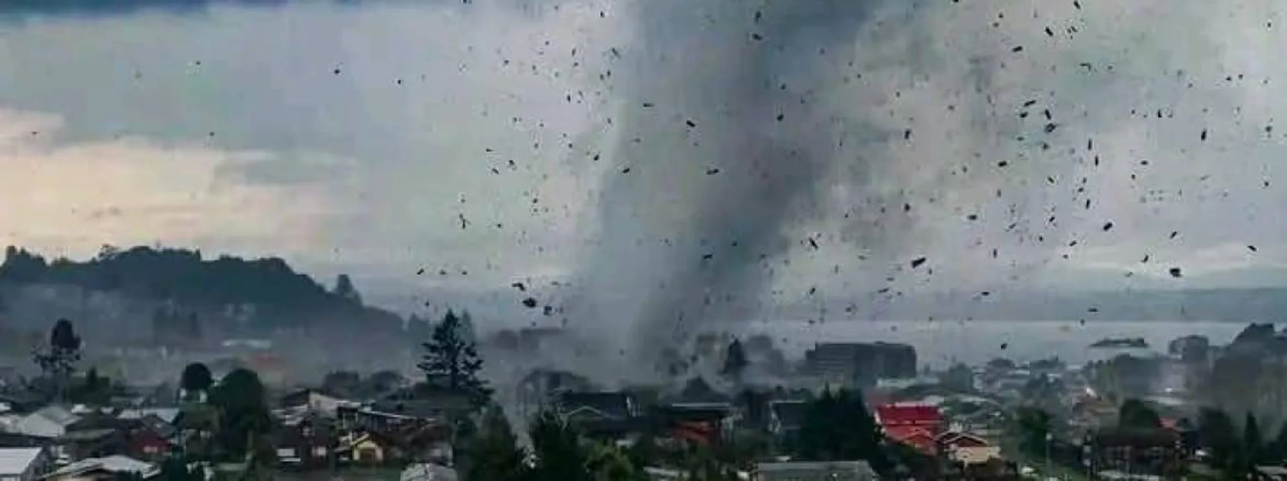 Tornado en Puerto Varas, Chile: Vientos de hasta 180 km/h