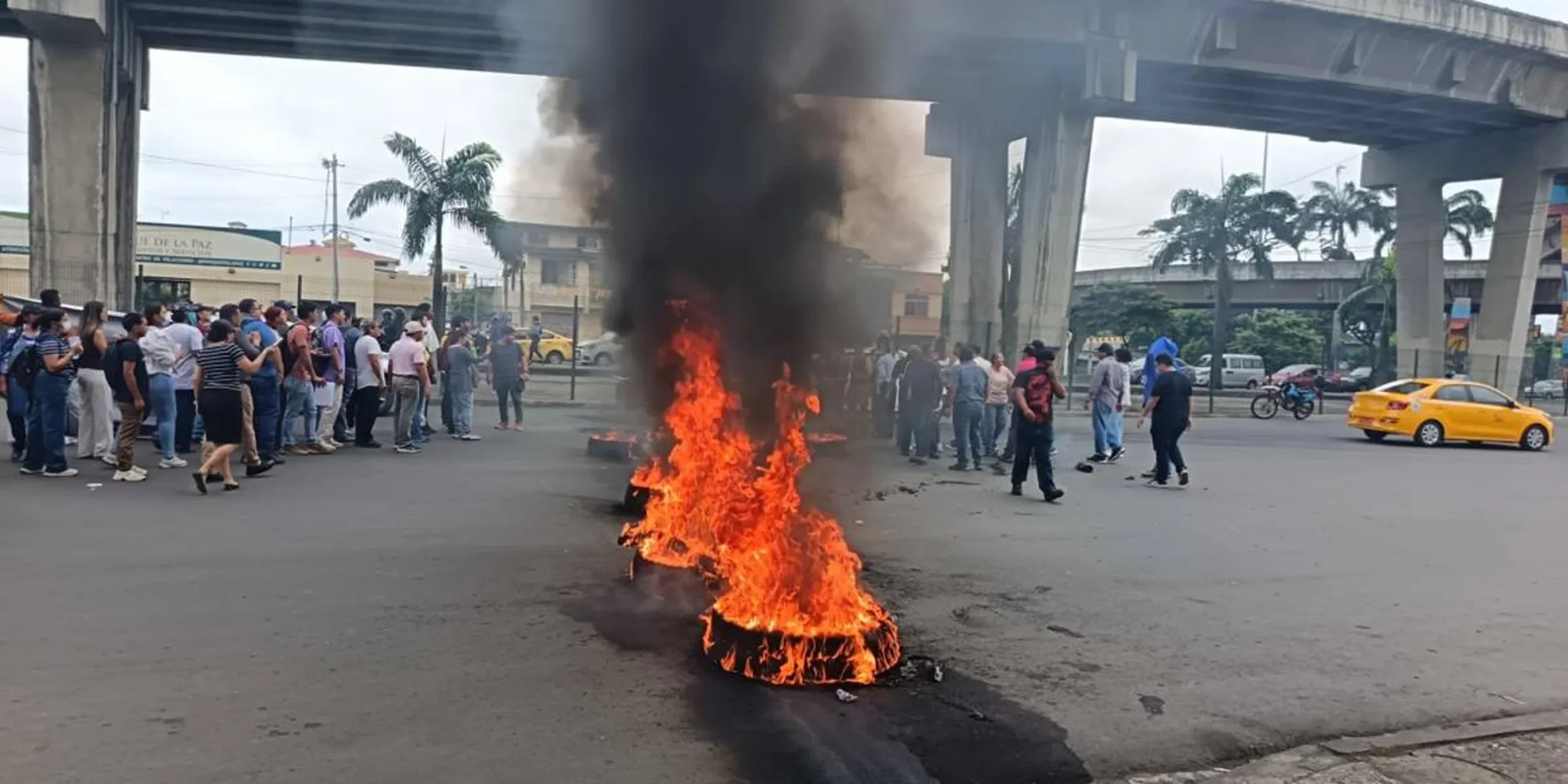 Protestas en la Universidad Agraria de Guayaquil