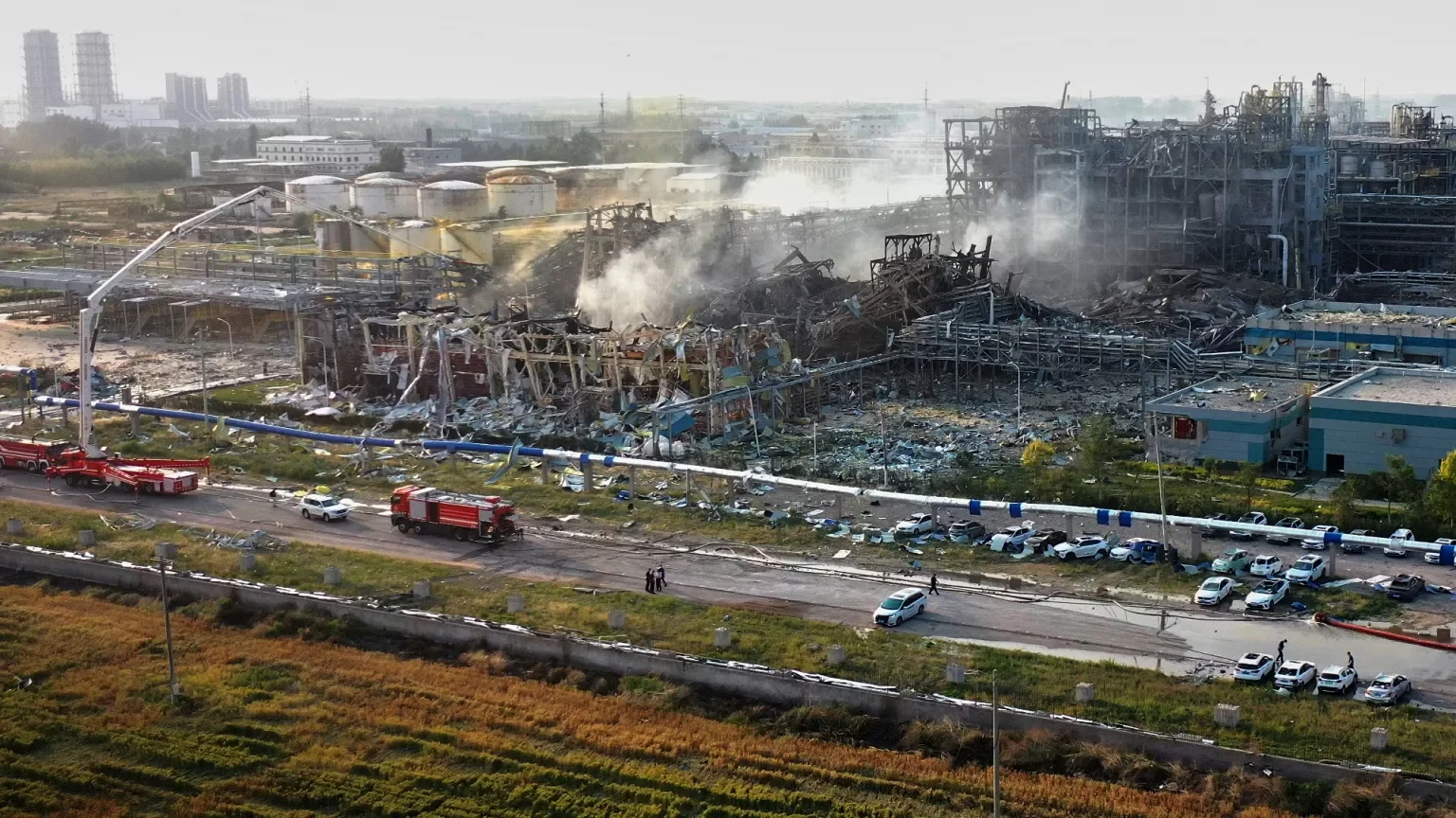 Explosión en planta química en China deja cinco muertos
