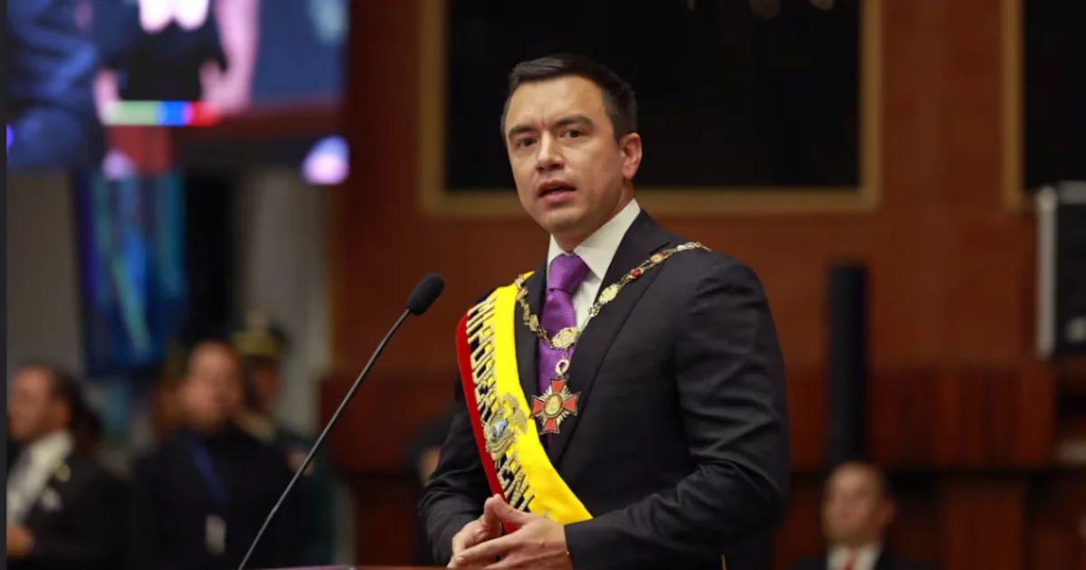 Daniel Noboa envía a la Asamblea Nacional Proyecto de Ley para modernizar la Contratación Pública