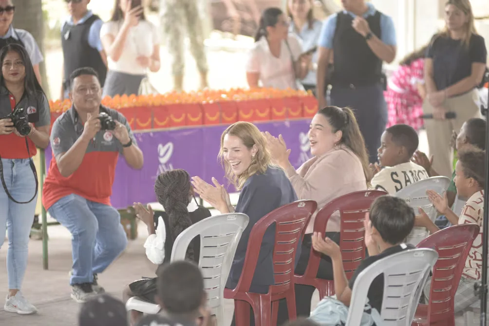 Lavinia Valbonesi celebró el Día del Niño junto a más de 250 niños