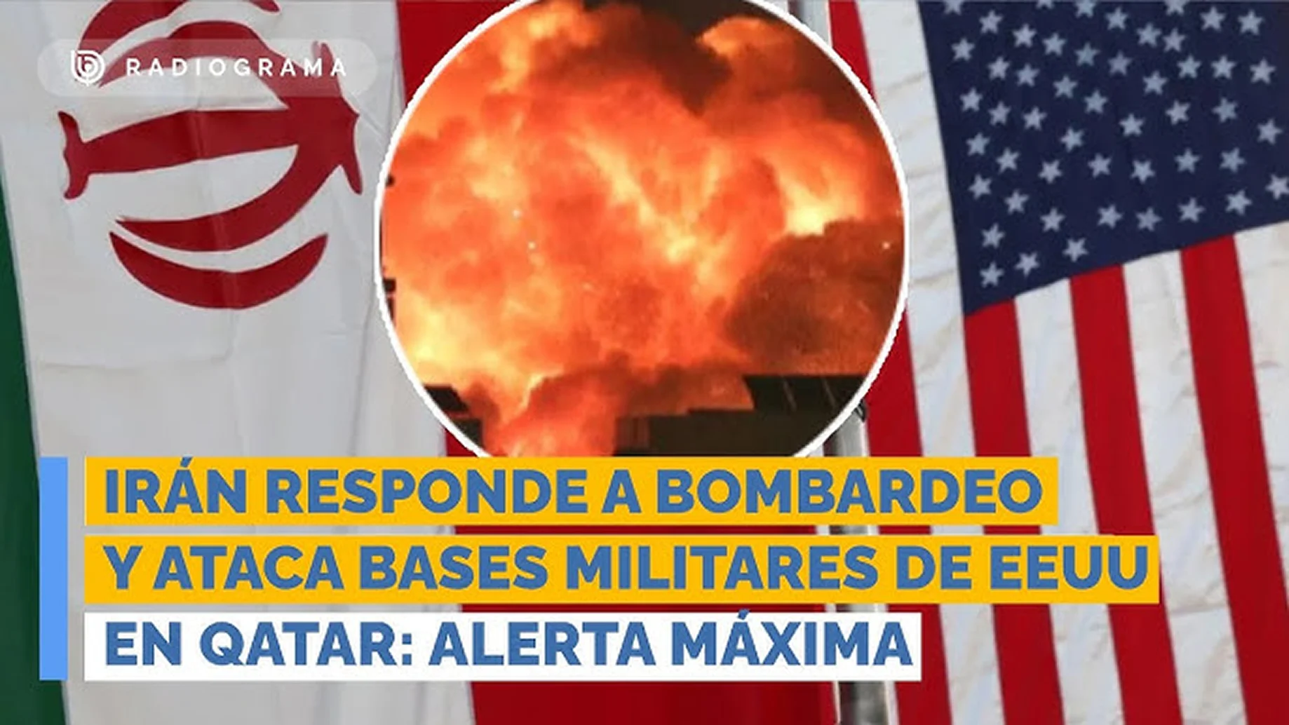 Irán confirma ataque con misiles a base de EE. UU.