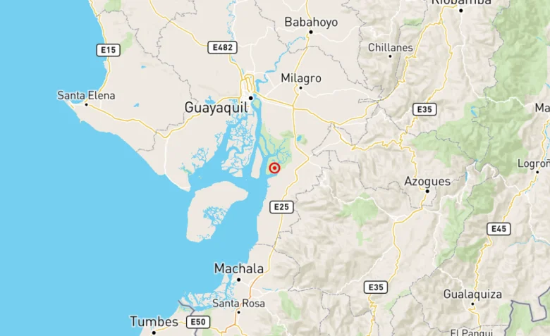 Nuevo sismo de magnitud 3.9 sacude Naranjal, Ecuador