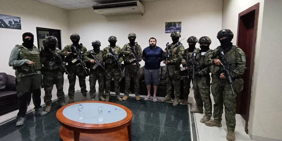 Así fue capturado alias Fito escondido en un subterráneo