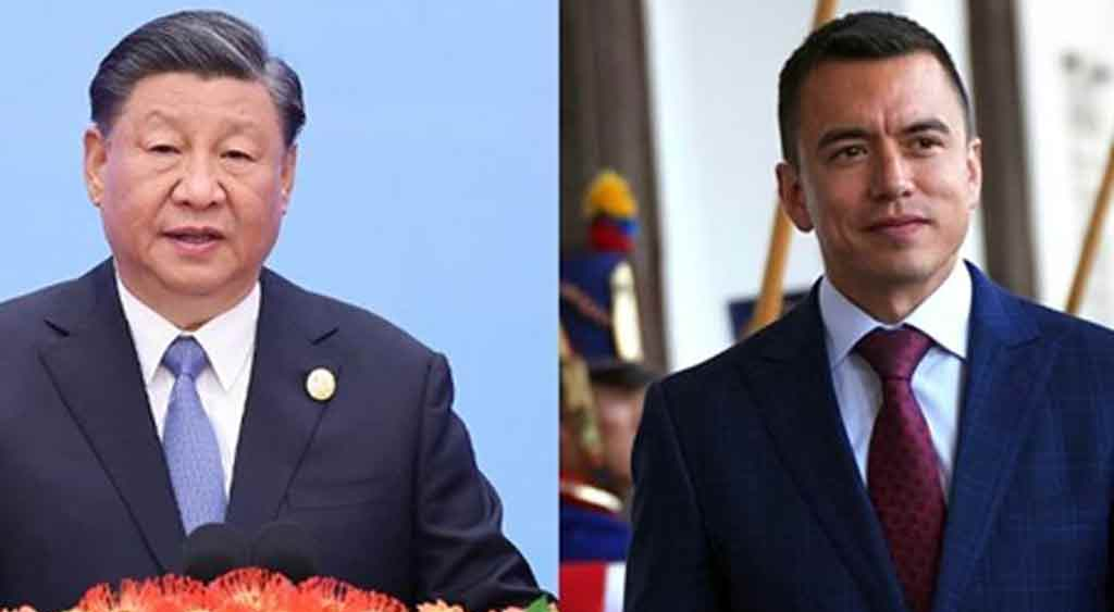 Daniel Noboa se reunirá con Xi Jinping durante su gira internacional