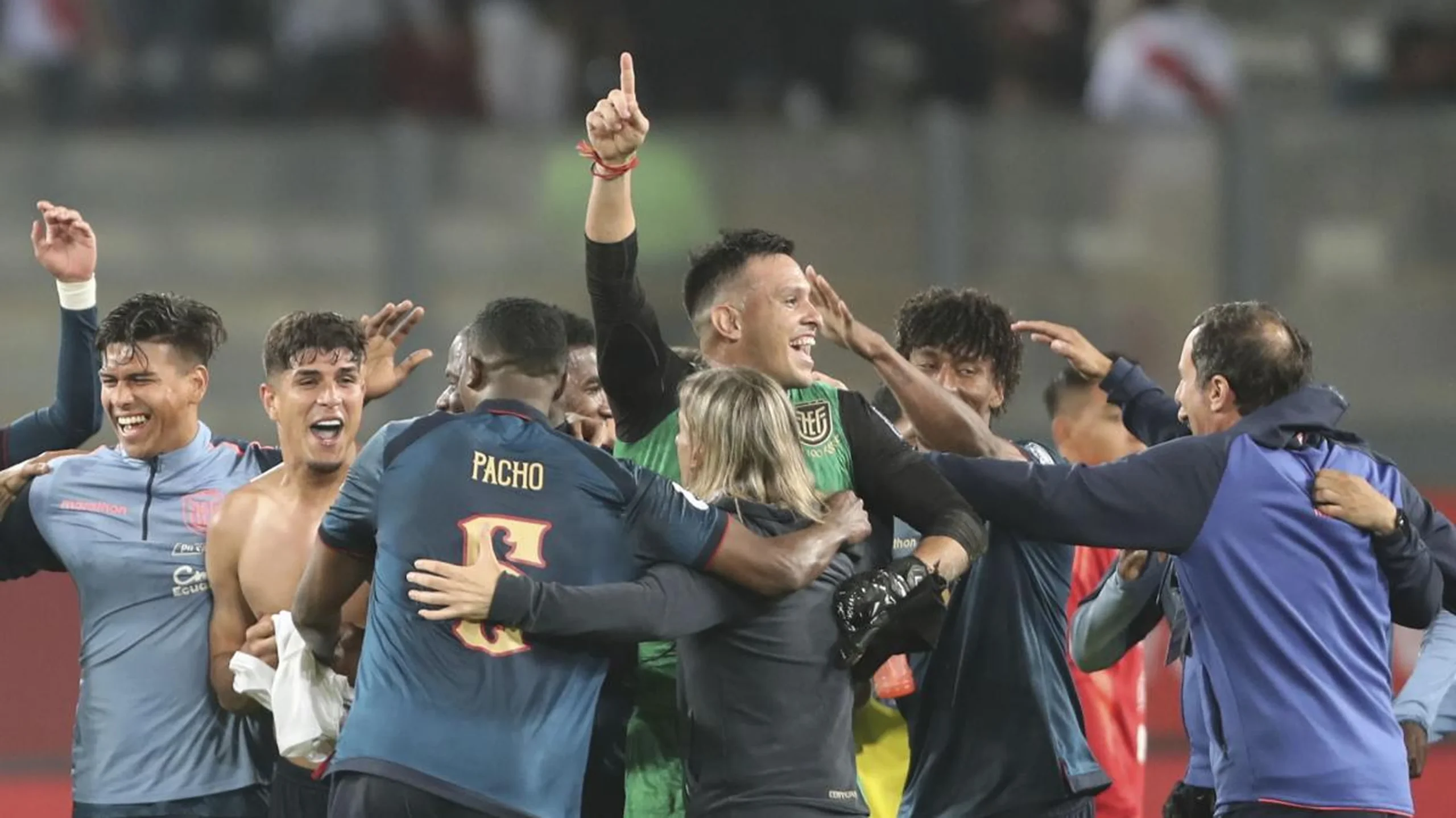 ¡Al ritmo de Jombriel! fue el festejo de la selección de Ecuador