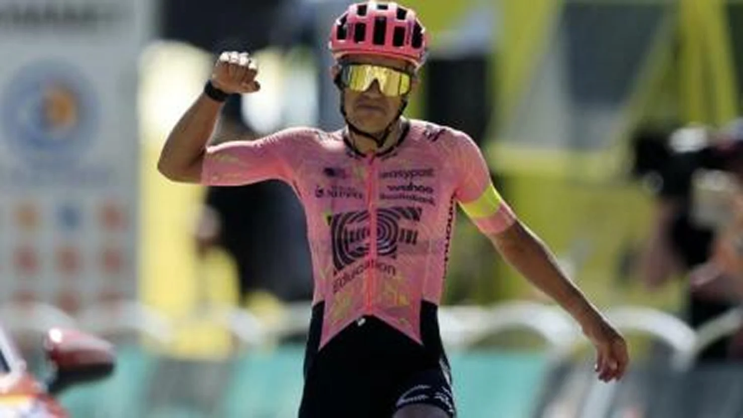 Richard Carapaz en la serie de Netflix sobre el Tour de Francia