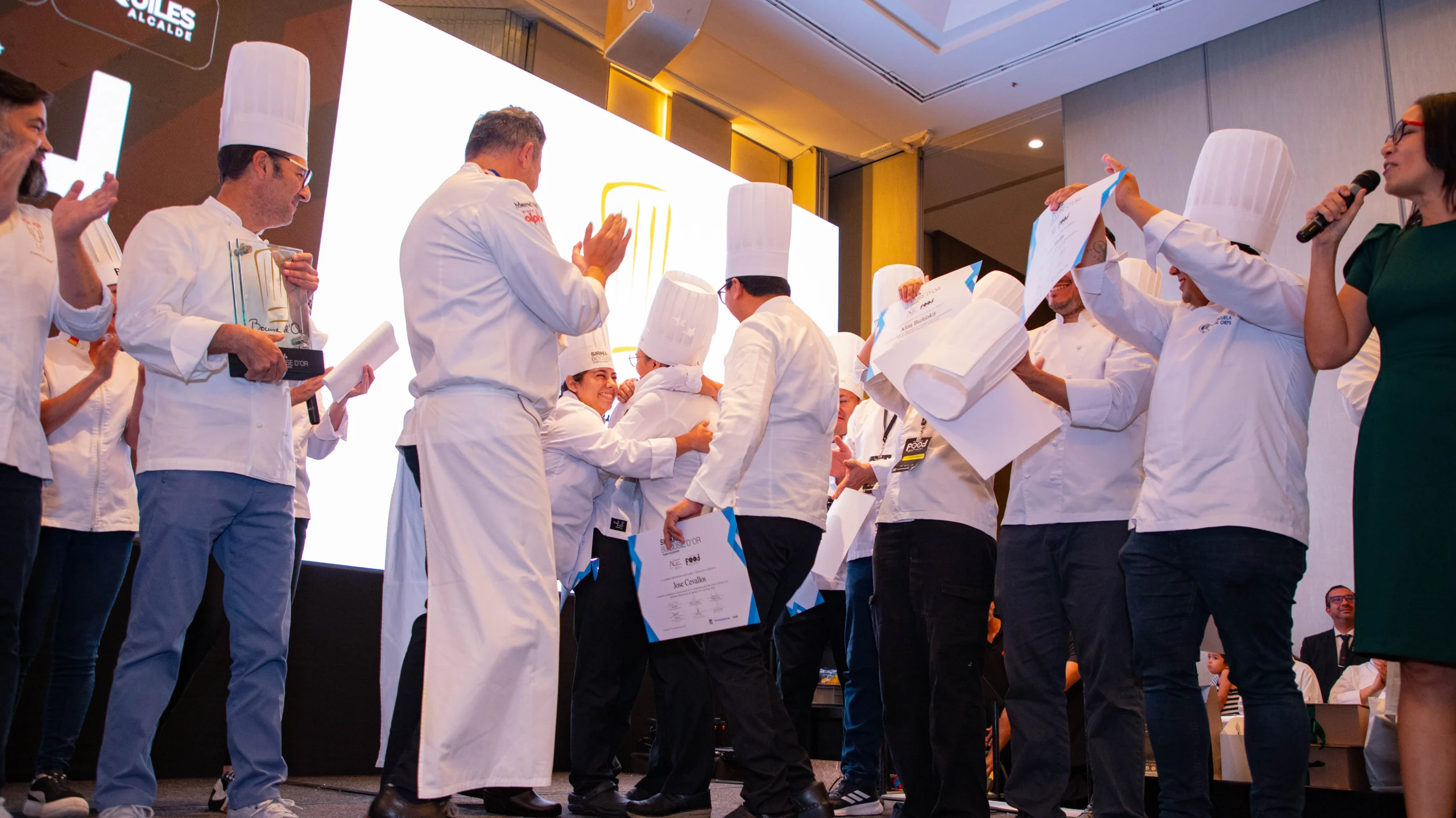 Talentos ecuatorianos brillaron en el Bocuse d’Or, la Coupe du Monde de la Pâtisserie y la Copa Nacional de la Gastronomía en la primera edición del Guayaquil Food Show