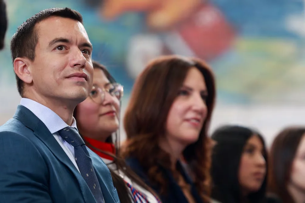Daniel Noboa sobre destrucción de embarcación con droga en el Caribe