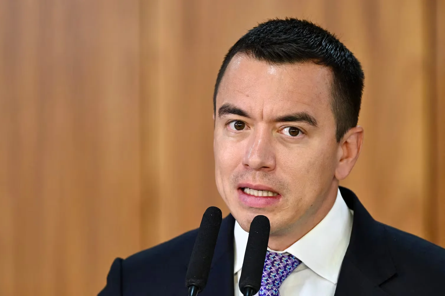 Daniel Noboa critica el paro nacional anunciado por la Conaie
